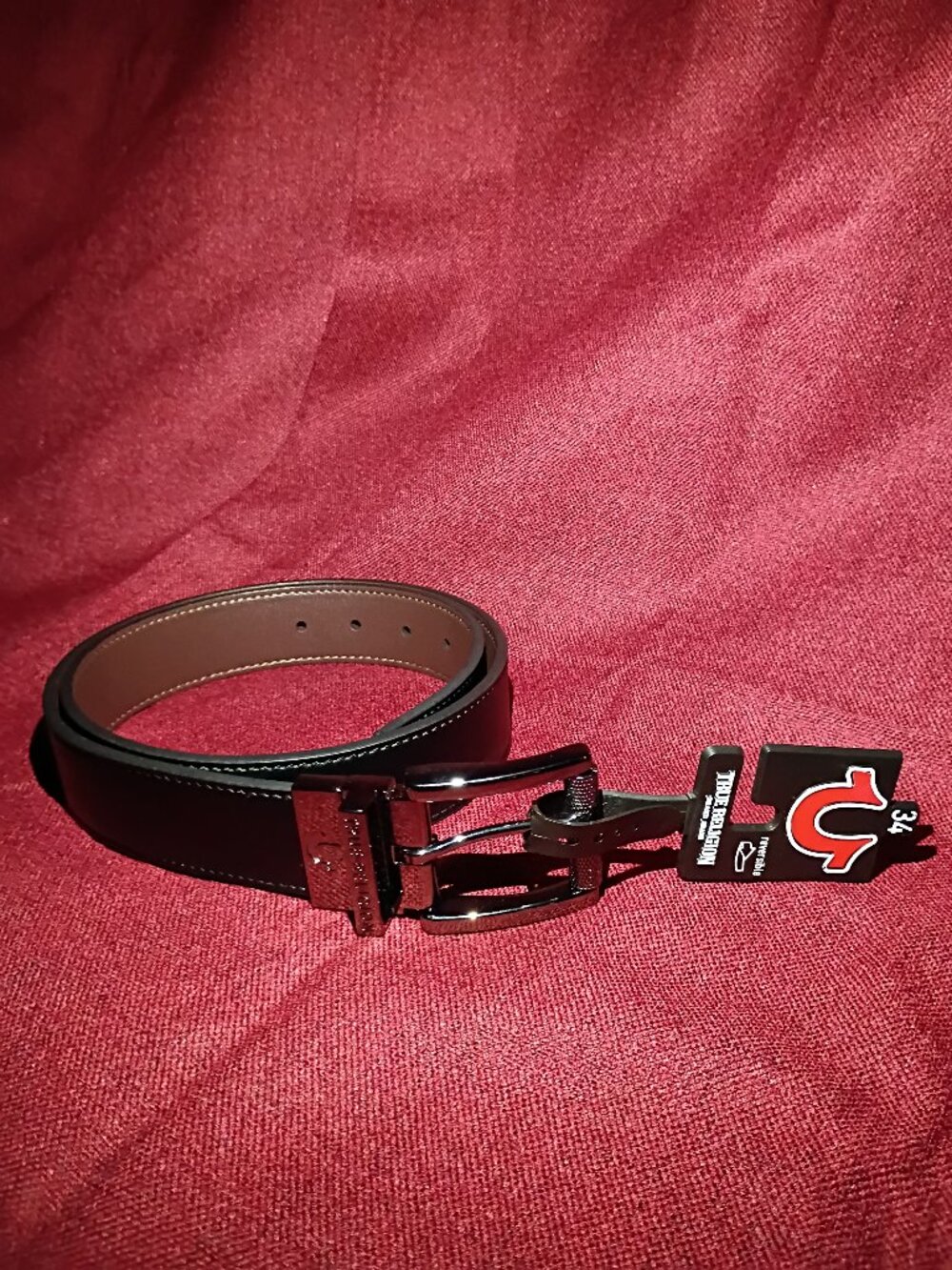 True Religion Lumin Aire Reversible Belt (NWT)